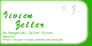 vivien zeller business card